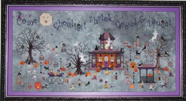 Ghoul's Crossing 448W x 216H by Praiseworthy Stitches 21-2400 YT