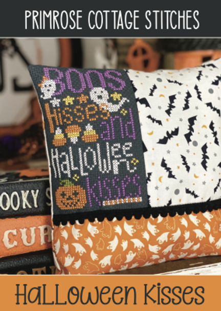 Halloween Kisses 39w x 63h by Primrose Cottage Stitches 21-2419 YT
