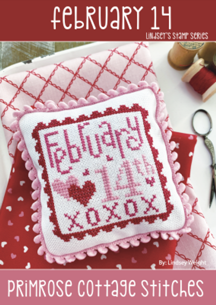February 14 43w x 43h by Primrose Cottage Stitches 22-1089 YT
