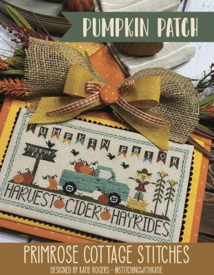 Pumpkin Patch 145w x 77h by Primrose Cottage Stitches 21-2076 YT