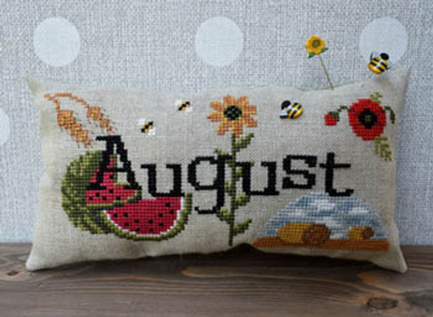 When I Think Of August (w/button) by Puntini Puntini 21-1849