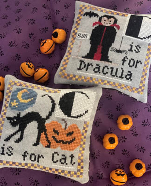 Halloween Alphabet - C & D 60 x 60 each by Romy's Creations 21-2050 YT