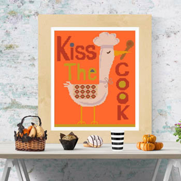 Kiss The Cook by Susanamm Cross Stitch 20-2246
