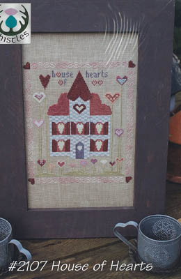 House Of Hearts 113w x 131h by Thistles 22-1023 YT