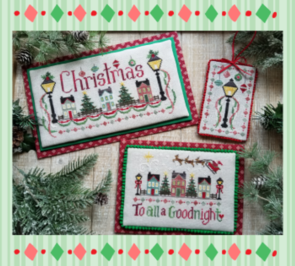 Christmas Street 147w x 76h by Waxing Moon Designs 21-2146 YT