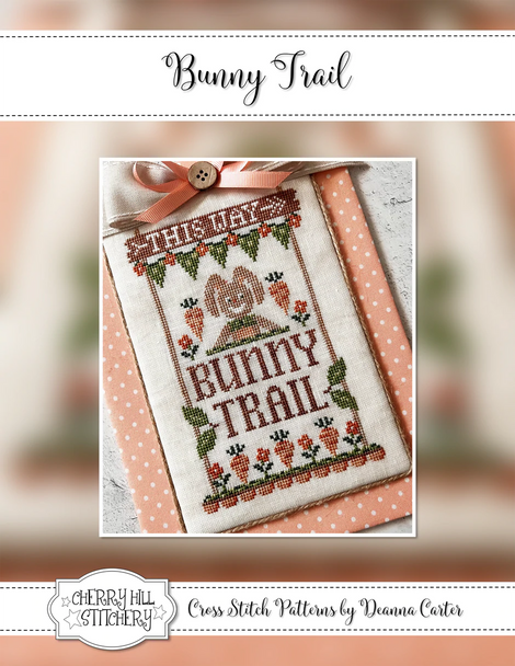Bunny Trail  Cherry Hill Stitchery Counted Cross Stitch Pattern DD