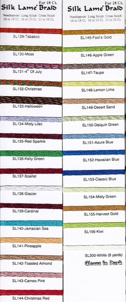 LB256-Desert Sage Rainbow Gallery Silk Lame Braid 13