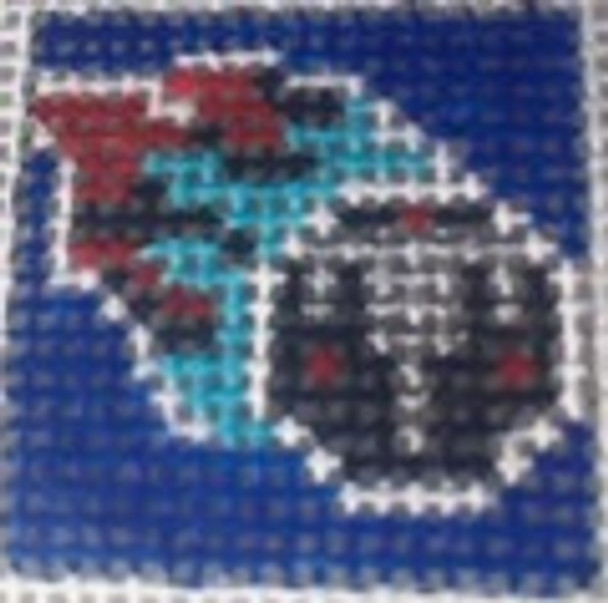 139 Tennessee Titans 1 Inch Square, 18 Mesh Point2Pointe