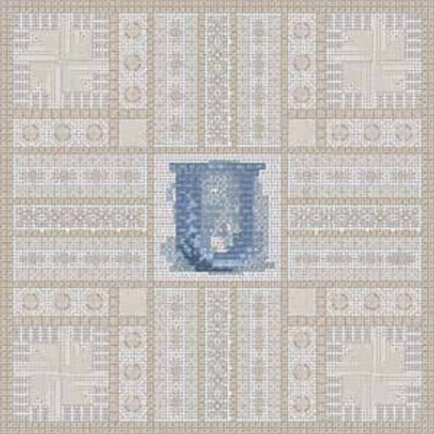 X-162 Letter U Decorative Stitch Alphabet 10'" x 10" 13 Mesh Treglown Designs
