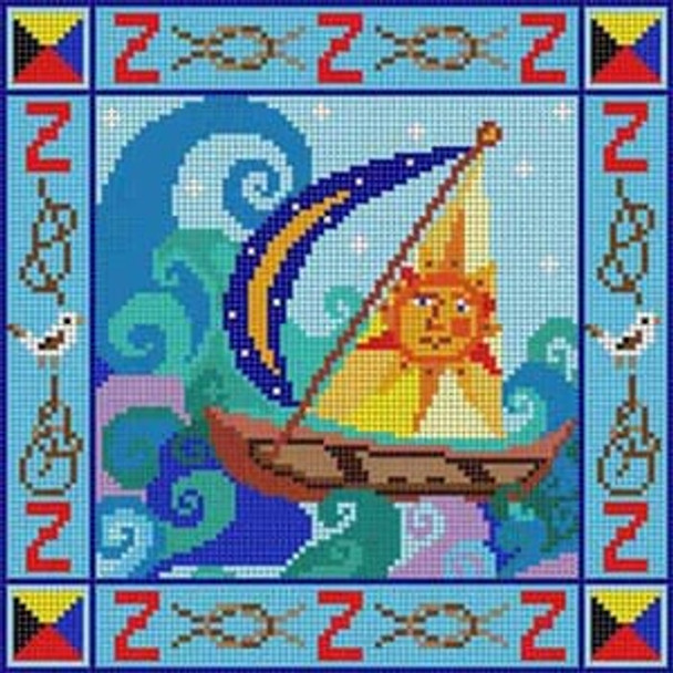 X-113 Letter Z Nautical Alphabet Treglown Designs