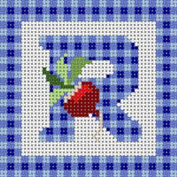 X-100 Letter R 10 Mesh 5" x 5" Fruit & Vegetable Treglown Designs