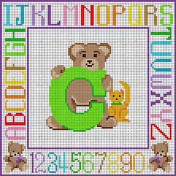 X-095 Letter C Teddy Bear Alphabet Treglown Designs