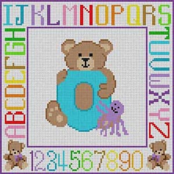 X-095 Letter O Teddy Bear Alphabet Treglown Designs