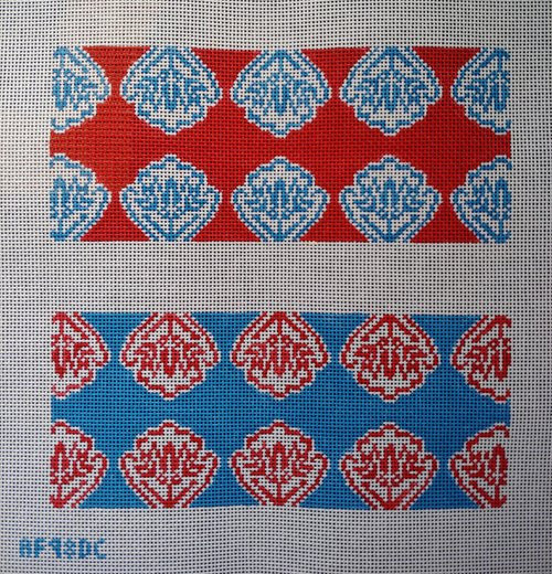 AF98DC	Medallion Dice Cups	3.5"W x 8.8"L	14 Mesh Anne Fisher Needlepoint, llc 