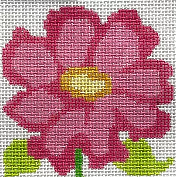 199a1 Pink Bella Flower Coaster 4" Square  13 Mesh    