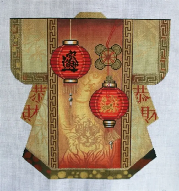 773a Red Lantern Kimono Small 11 x 12 18 Mesh Lani Enterprises 