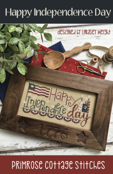 Happy Independence Day 100 x 48 by Primrose Cottage Stitches 22-1219 YT