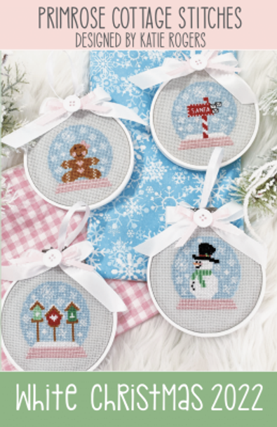 White Christmas 2022 42 x 43 by Primrose Cottage Stitches 22-1220 YT