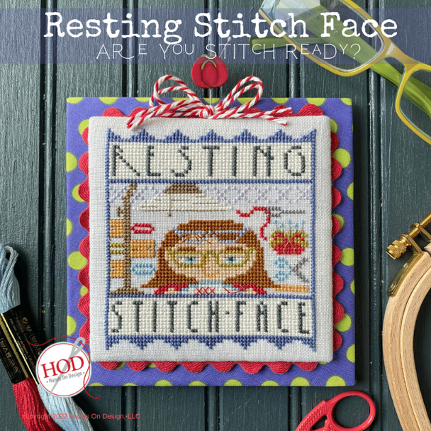 Resting Stitch Face [hd-256] 61 x 65  Hands On Design 61 x 65 YT