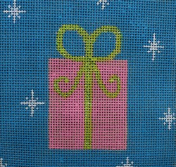 CHR-001-18 PINK PRESENT 4 x 4 18 Mesh Hillary Jean Designs