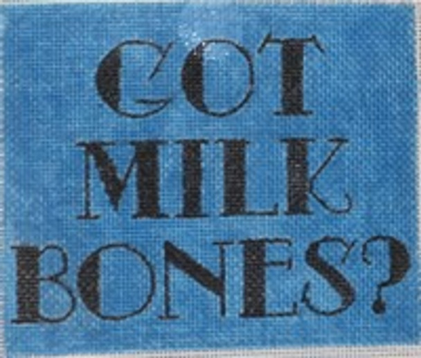 JFF-010-18	GOT MILK BONES 5.25 x 4.25 18 Mesh Hillary Jean Designs