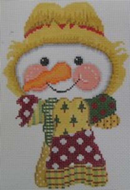 1304 Fletcher Snowman 4.25 x 6.5 18 Mesh NEEDLEDEEVA