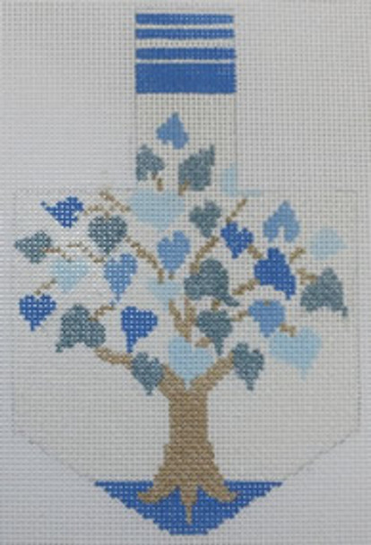 1371H Dreidel Tree  5.5 x 3.5 18 Mesh NEEDLEDEEVA