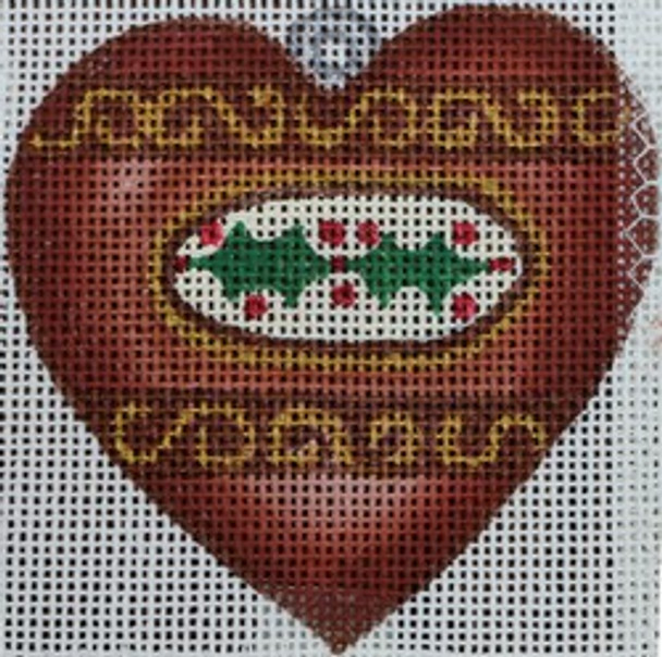 R194 Heart Ornament 3 x 3.25 18 Mesh Robbyn's Nest Designs