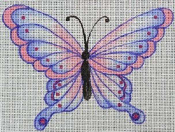 R700	6 x 4.5 Pink and purple butterfly 18 Mesh Robbyn's Nest Designs