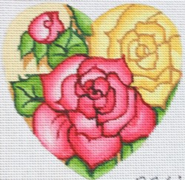 R961 Heart w/ flowers 5.5 x 5.5	13 Mesh Robbyn's Nest Designs