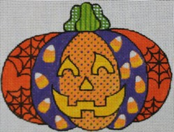 R923 Patch work Jack olantern	6 x 4.75	18 Mesh Robbyn's Nest Designs