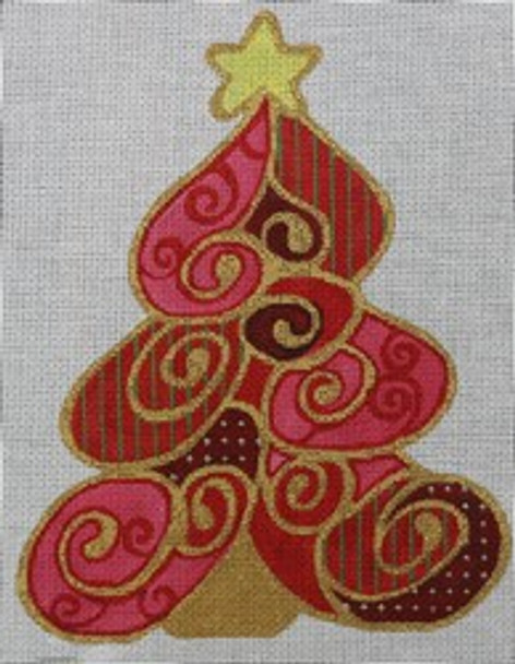 R1164 Red Tree 6.5 x 8.25	18 Mesh Robbyn's Nest Designs