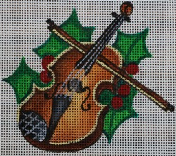 R261	4 x 4 	18	Violin w/Holly 	 18 Mesh Robbyn's Nest Designs