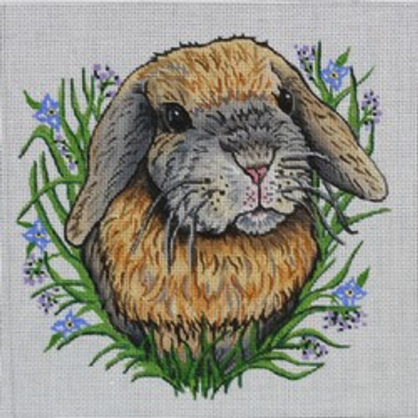 R1014 Bunny 7.5 x 7 18 Mesh Robbyn's Nest Designs