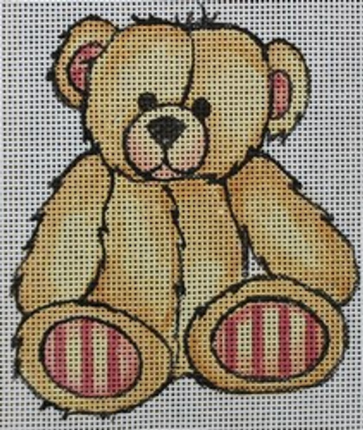 R574 Light Brown Teddy Bear 4 x 4.5 18 Mesh Robbyn's Nest Designs