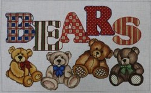 R587 Bears w/ bears 15 x 9.25 18 Mesh Robbyn's Nest Designs