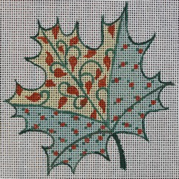 R785 Yellow and Green leaf	4.5 x 4.5	18  Mesh Robbyn's Nest Designs