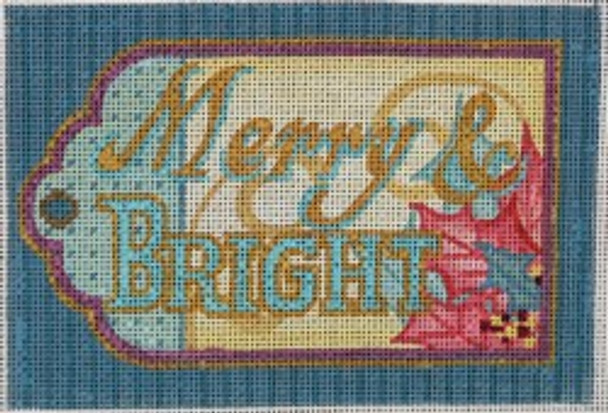 R1102	Merry and Bright 6.25 x 4.25 18 Mesh Robbyn's Nest Designs