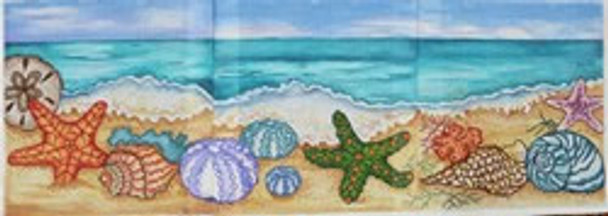 R1125 Beach Scene L 8 x 8 18 Mesh Robbyn's Nest Designs