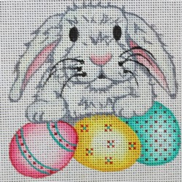 R823 Rabbit w/ Eggs 4.25 x 4.25	18 Mesh Robbyn's Nest Designs