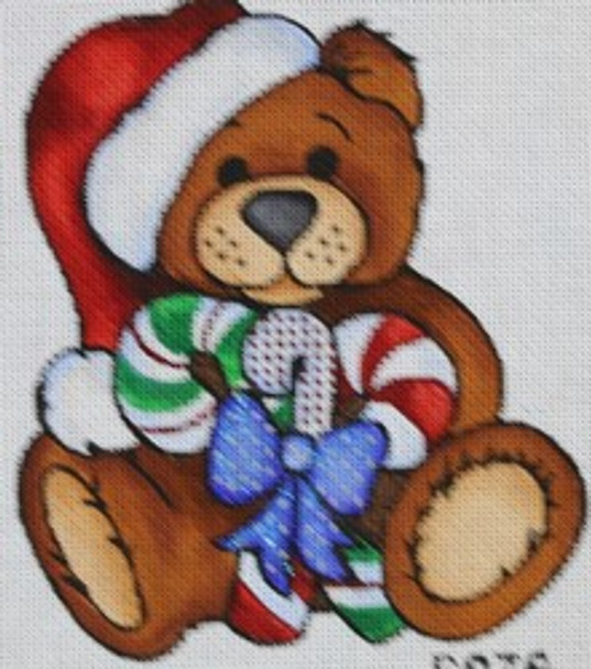 R978 Santa Bear 5.25 x 6	18 Mesh Robbyn's Nest Designs