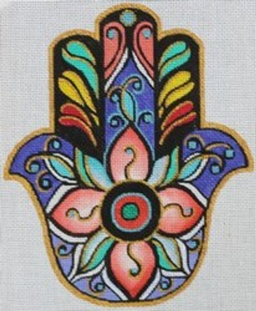 R1037 Hamsa Tahitian 5.75 x 7.25 18 Mesh Robbyn's Nest Designs