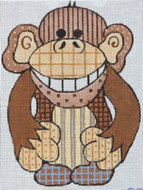 R953	Patchwork Monkey	5 x 6.5	18 Mesh Robbyn's Nest Designs