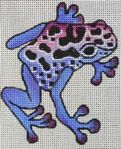 R838 Purple and Pink Tree Frog 3.5 x 4.25 18 Mesh Robbyn's Nest Designs