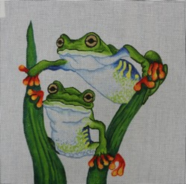 R717 Tree Frogs 10 x 10	18 Mesh Robbyn's Nest Designs