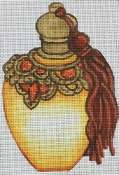 R892 Yellow and Red Perfume Bottle	4 x 5.75	18 Mesh Robbyn's Nest Designs