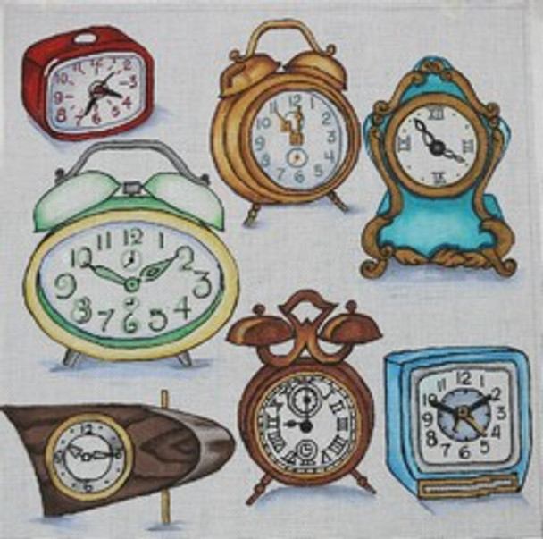 R886	The Clocks		14 x 14.25	18 Mesh Robbyn's Nest Designs