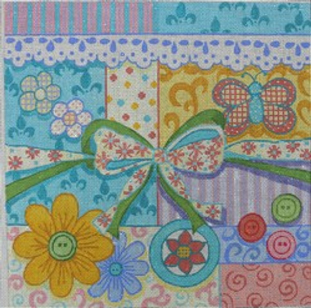 R770 Little Girl Patchwork	10 x 10	18 Mesh Robbyn's Nest Designs