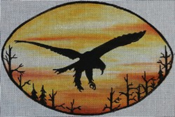 R431 Eagle Silhouette	9 x 6 18 Mesh Robbyn's Nest Designs