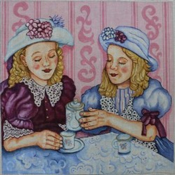 R537 Sister's Tea Party 14.25 x 14.25	18 Mesh Robbyn's Nest Designs